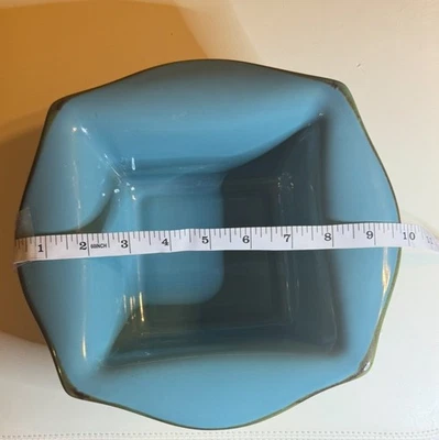 "Cuenco cuadrado para servir Southern Living at HOME 9"" - Turquesa Brasil" Foto 1 de 4