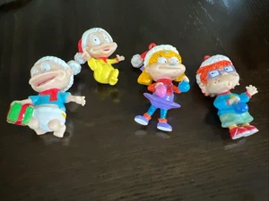 Vintage 1990s Rugrats Christmas Ornaments Tommy, Chuckie, Angelica - Picture 1 of 5