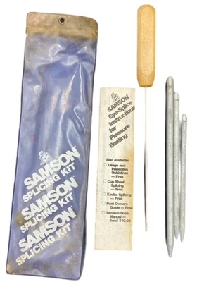 Kit de empalme de cuerda Sansón vintage con instrucciones y paquete Foto 1 de 4
