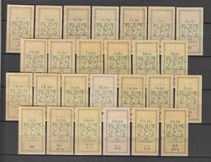 Netherlands Revenue stamp Accijns Banderol Tobacco Fiscal selection different 8 - Picture 1 of 1