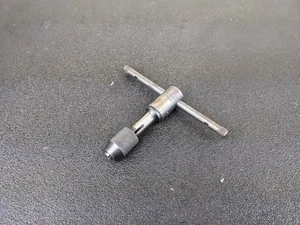 #bl822 GTD Greenfield No. 338 Ratcheting T Handle Tap Wrench Machinist USA - Picture 1 of 11