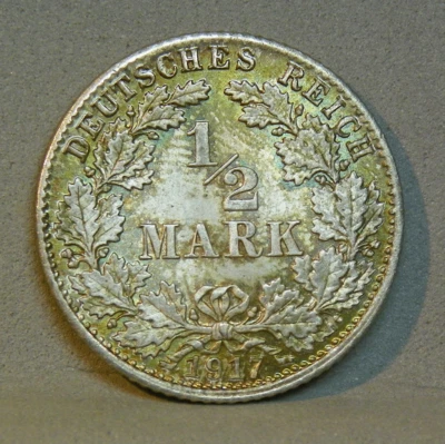 GERMANY 1917_A 1.2 Mark, KM17, Uncirculated Toned - Image 1 of 2