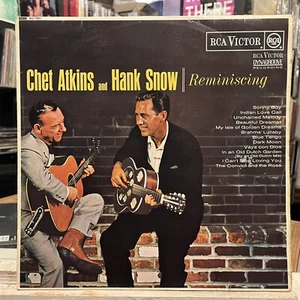 [COUNTRY]~EXC LP~CHET ATKINS And HANK SNOW~Reminiscing~[1964~RCA~Issue]~UK Impor - Picture 1 of 5