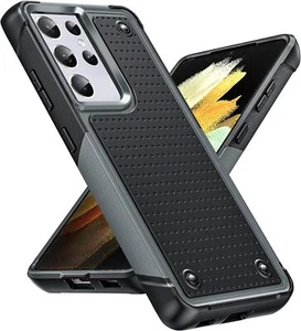 For Samsung Galaxy S21 Ultra 5G Case Military  Protection Cover Full Body Black - Picture 1 of 2