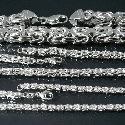 Königskette 925 Silber massiv Kette Collier Armband Sterlingsilber Schmuck VE24 - Bild 1 von 4