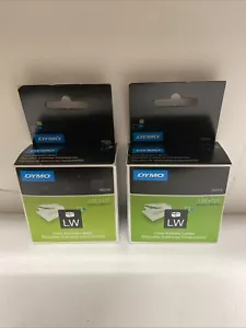 Lot Of 2 Dymo 30254 Clear Address Label 1-1/8 X 3-1/2 (dym30254) - Picture 1 of 2