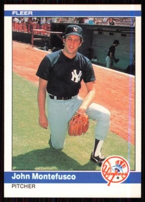1984 Fleer John Montefusco New York Yankees #132 - Image 1 of 2