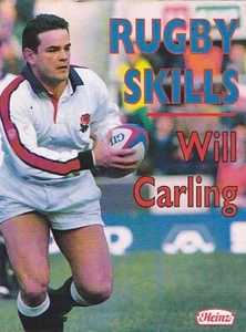 1994 RUGBY SKILLS WILL CARLING SIGNED PAUL HULL KHYRAN BRAEKEN FIRST EDITION - Picture 1 of 1