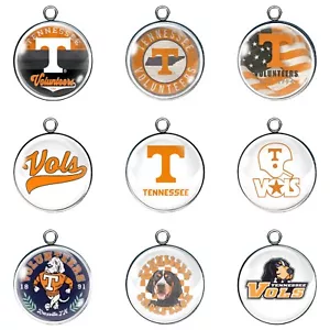 Tennessee Volunteers Glass Cabochon Charms - Picture 1 of 21