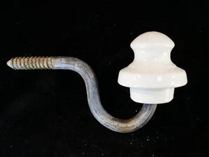 Isolateur en porcelaine ideal deco porte manteaux nº2 - Picture 1 of 7