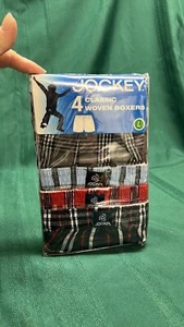 Jockey Boys Classic Woven Boxer Shorts Size L 28”-30” New - Picture 1 of 5