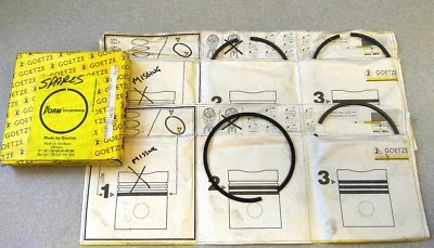 2 CONJUNTOS INCOMPLETOS DE ANILLOS DE PISTÓN GOETZE PORSCHE 911 ORIGINALES NUEVOS Foto 1 de 4