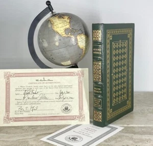 Around America SIGNED by WALTER CRONKITE Easton Press 1st Edt’n Limited to 1400 - Foto 1 di 9