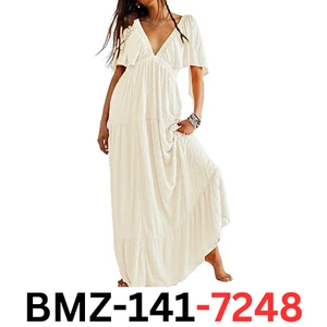 Kikibell Graduation Dress Tiered Dresses Cocktail Dresses for Women, Beige, XL - Picture 1 of 8