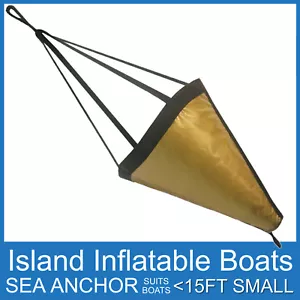 SEA ANCHOR DROGUE ✱ SMALL SUITS BOATS UP TO 15FT / 4M ✱ DRIFTING BRAKE YACHT NEW - Picture 1 of 5