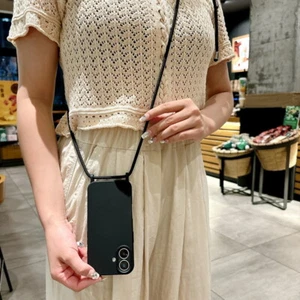 Etui na iPhone 16 Pro Max 15 14 13 12 11 Futerał ochronny Sznurek Band Case Cover - Zdjęcie 1 z 23