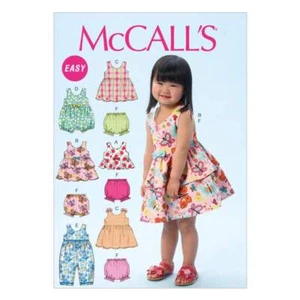 Schnittmuster McCalls 6944 Mädchenkombi, Kleidchen 68-98 - Bild 1 von 6