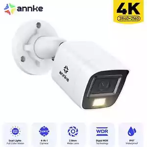 ANNKE 1X CCTV 4K Colorvu Security Camera For 8MP DVR Surveillance System 2.8mm - Picture 1 of 23