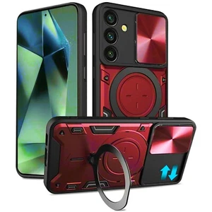 For Samsung Galaxy A16 5G Hybrid Case Magnetic Ring Stand Camera Lens Cover - Picture 1 of 37