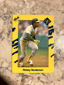 1990 Classic Yellow Rickey Henderson 