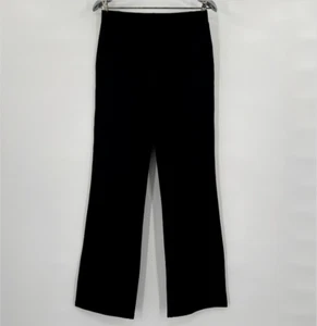 Quince Women's Black Ultra-Stretch Ponte Pants Boot Cut sz M Petite 30" NWOT - Picture 1 of 6