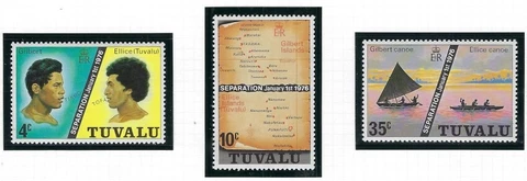 Tuvalu 16-18 MNH 1976 set (an4737) Cover