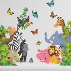 Diy Cartoon Animal Wall Decal Vinyl Wall Stickers  Kids Baby Nursery Playroom