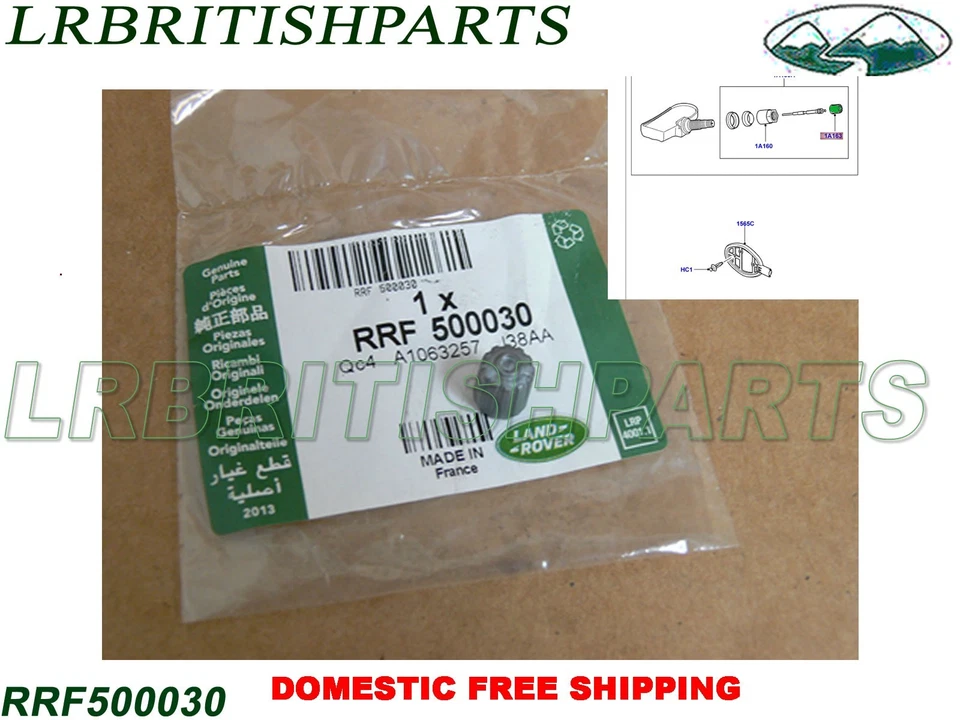 LAND ROVER VÁLVULA TAMPA DE PRESSÃO DE PNEU RANGE ROVER LR2 LR3 LR4 SPORT OEM RRF500030 - Imagem 1 de 1