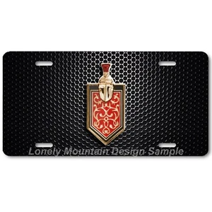 Chevy Monte Carlo Inspired Art on Mesh FLAT Aluminum Novelty License Tag Plate - Picture 1 of 3