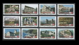 FRN 6999-7008 French Architectural Heritage (12 USED STAMPS, 2019) - Picture 1 of 1
