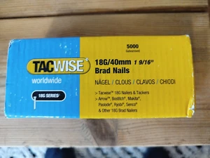 Tacwise 18G Gauge Brad Nails 40,mm For Air Nail Gun Dewalt Makita Stanley Ryobi - Picture 1 of 3