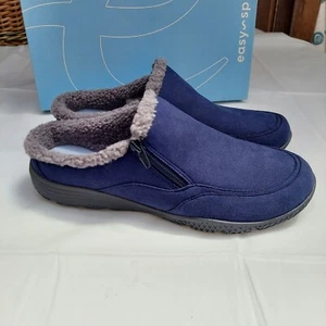 Easy Spirit Brenley 2 Womens Slip On Shoes, Blue, Size 10W Canvas Clog - Picture 1 of 8