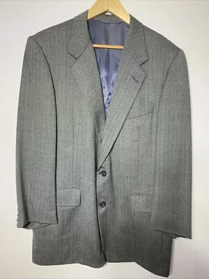 hickory freeman Wool Blazer Men 43 Regular Single Breasted Gray - Image 1 of 4