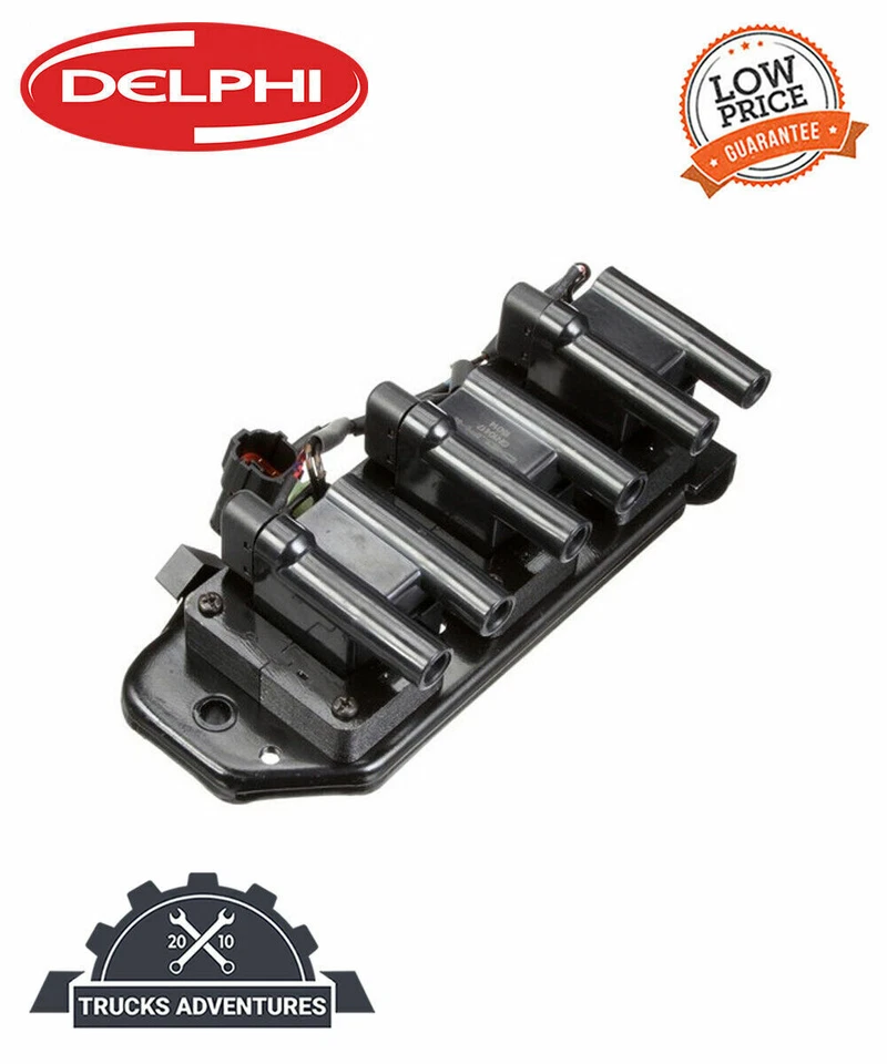 Bobina de encendido Delphi GN10417 | Pieza automática de alta calidad, ajuste universal para Multipl Foto 1 de 4