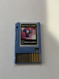 Mega Man NT Warrior MegaEnergyBomb 031 Battlechip for Advanced PET Mattel - Picture 1 of 2