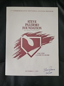Steve Palermo Foundation Program signed/signiert/#'d MLB - Bild 1 von 3