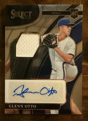 2022 Select Baseball Glenn Otto Rookie Patch Auto /199 #RJA-GO Texas Rangers - Image 1 of 4