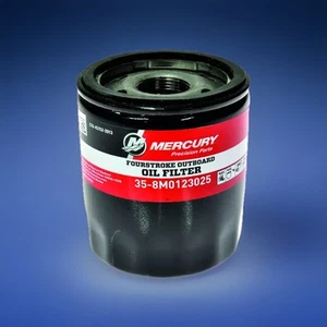 New Mercury OEM Fourstroke Outboard Oil FIlter 8M0123025 - Bild 1 von 3