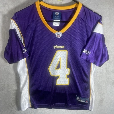 Camiseta vintage Brett Favre Vikings adulto mediana púrpura para mujer 2839 Foto 1 de 4