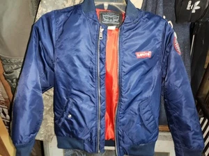 Levis Blue Bomber Jacket Size 8-10 Yr Old (S) - Picture 1 of 4