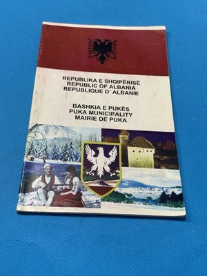 OLD ALBANIA BOOK-BASHKIA E PUKES-PUKA MUNICIPALITY-MAIRIE DE PUKA-MARCH 2000-RAR - Image 1 of 4