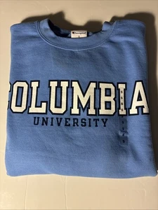 ✅Neu ohne Etikett Columbia University Blau Pullover Sweater Gr. S Herren College Ivy School - Bild 1 von 8
