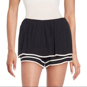 See By Chloe Multi-Layer Puff Shorts / Skort *Black & White* Sz 2 - Picture 1 of 14