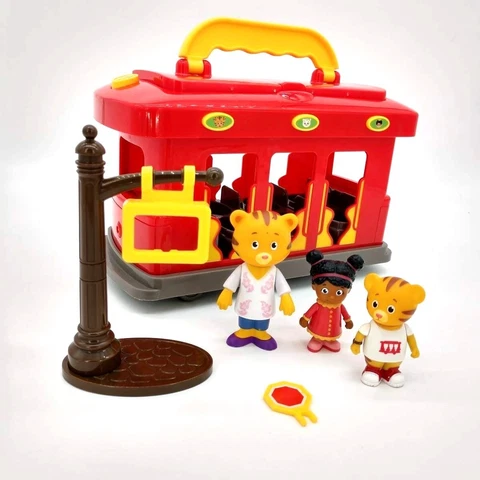 Daniel Tiger's Neighborhood Deluxe Electronic Trolley Figure Missing Accessories Cover