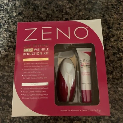 ZENO Line Rewind New Wrinkle Reduction Kit Serum & Device | New In Box! - Image 1 of 4