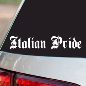 Italian Pride Vinyl Aufkleber Country Pride alle Größen Chrom und normale Farben - Bild 1 von 2