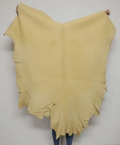 5-6 oz. BUFFALO Calf Leather Hide for Native Crafts Moccasins Buckskins Bags - Picture 1 of 2