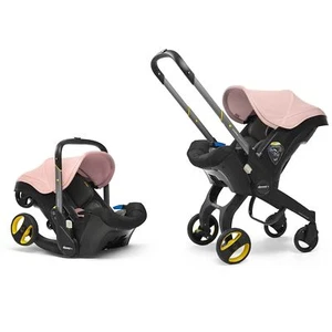 Doona+ Baby Car Seat & Travel Stroller - Convertible Pushchair - Blush Pink - Picture 1 of 9
