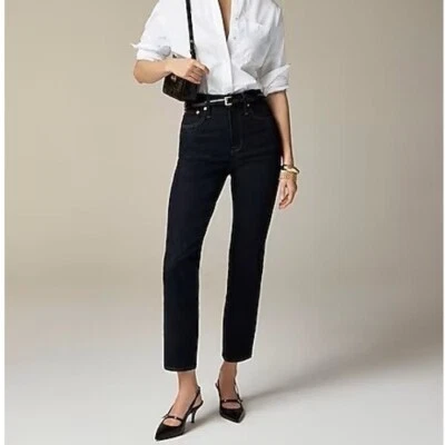 J.Crew Curvy High-Rise Slim Jean Sz 30 Resin Rinse 2003 Super-Stretch *FLAWED* - Image 1 of 4