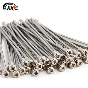 KKE 18" Rear Wheel Spokes Set Kit Fit Kawasaki KX250F 2005-2022 KX450F 2007-2022 - Foto 1 di 12